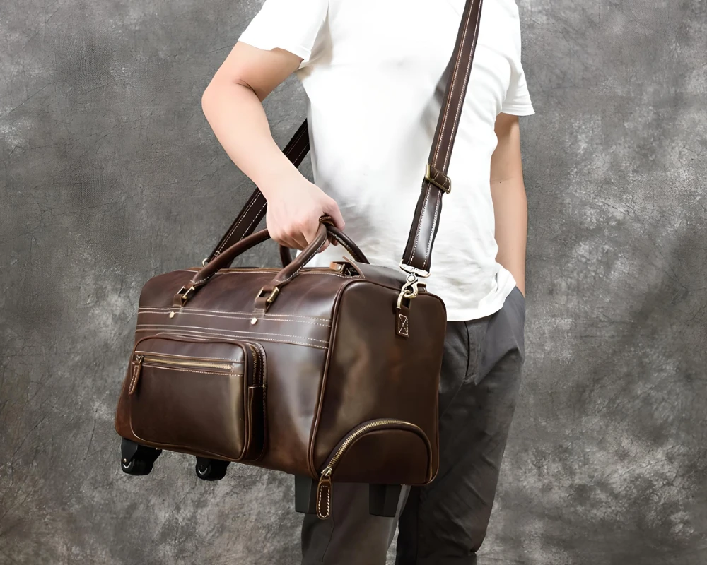 luggage carrier on wheels